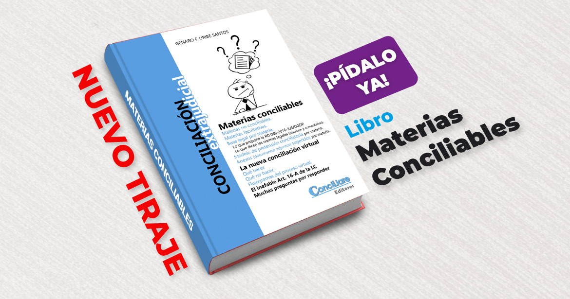 ¡ÚLTIMOS EJEMPLARES! Libro «Materias Conciliables» 4ta. edición